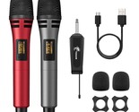 Wireless Microphones, Uhf Dual Karaoke Microphone System Microfonos Inal... - $79.99
