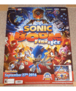 Sonic Boom / Sonic Mania Two-Sided Promotional Video Game Poster - £18.65 GBP