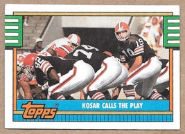 1990 Topps #505 Kosar Calls the Play Cleveland Browns - £1.38 GBP