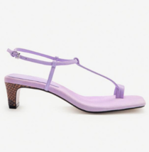 ZARA BNWT 2025. MAUVE PURPLE SPLIT SUEDE LIMITED EDITION SANDALS. 4305/5... - $239.09