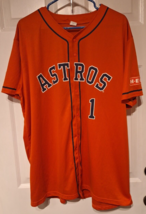 MLB Houston Astros #1 Correa Orange SGA Jersey HEB Promotion Unisex Adult XL - £15.48 GBP