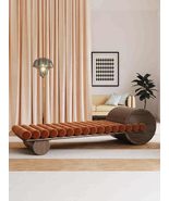interoknack Luxury Solid Wood Bench, Designer Minimalist Bedroom End-of-... - $9,606.22 CAD