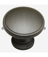 Gatehouse Oil-Rubbed Bronze Large Round Contemporary Cabinet Door Knobs ... - £6.64 GBP
