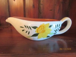 STANGL COUNTRY GARDEN HAND PAINTED GRAVY BOAT - $11.30