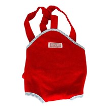 Pleasant Company Bitty Baby Carrier “Our New Baby” Red Denim Carrier Ret... - £19.73 GBP
