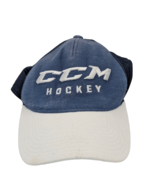 Vintage Ccm Hockey Hate One Size Fits All Blue White - $17.79