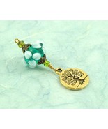Blessingway bead - Forest Spring Golden Tree of Life - Mother Blessing b... - £12.59 GBP