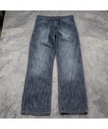 Calvin Klein Pants Mens 32 Gray Denim Mid Rise Straight Cut Casual Jeans - £23.69 GBP