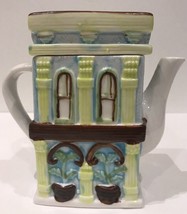 Twinning Ceylon Breakfast Teapot Grand Hotel Ceramic Coffee Tea Pot 6.5&quot; H - $19.79