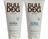 2X Bulldog Sensitive Face Wash Baobab Oat Willow Herb 5 Oz. Each  - £15.68 GBP