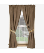 Primitive Pineapple Curtains with Tiebacks - new - $42.00