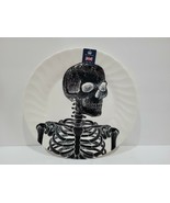  x4 Royal Wessex Halloween Skeleton Dinner Plates Set  - £49.77 GBP
