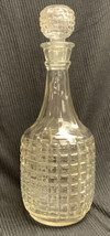 Vintage EAPG Clear Decanter With Stopper - £10.06 GBP