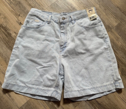 Vtg 90s Lee Riders Relaxed Fit Shorts Light High Rise Size 14M Mom Cotton READ - £18.61 GBP