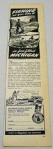 1948 Print Ad Fishing in Michigan Tourist Council Lansing,MI - £8.66 GBP