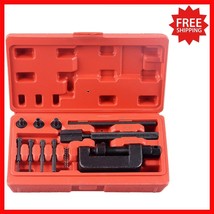 Heavy-Duty Motorcycle Chain Cutter and Riveter Set - Includes Carrying Case - $38.60