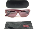 Ray-Ban Sunglasses RB4388 6648/G8 Clear Pink Burgundy Red Frames Pink Le... - £101.23 GBP