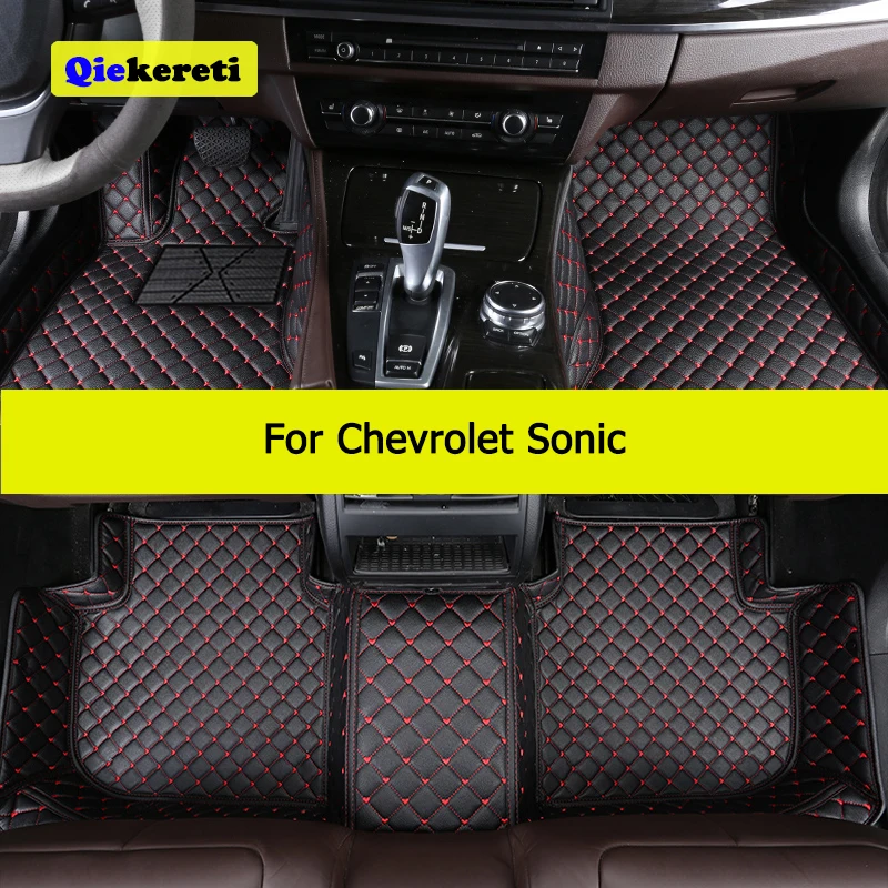 QIEKERETI Custom Car Floor Mats For Chevrolet Sonic Auto Carpets Foot Coche - £64.24 GBP+