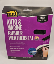 M-D Building Products Black EPDM Rubber Foam Weatherstrip For Auto and Marine 10 - £6.98 GBP