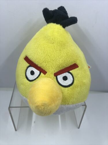 Yellow Bird Chuck Angry Birds Plush Stuffed Animal 5” No Sound 2010 - $9.85