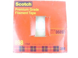 Scotch Filament Tape 898 .47in x 60yd - £27.26 GBP