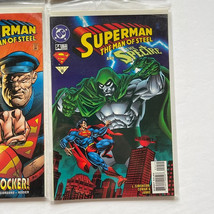 SUPERMAN MAN OF STEEL TOYMAN DC COMIC BOOK MIXED LOT OF 9 DC COMICS - $28.05