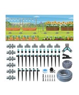 230ft Drip Irrigation System with Quick-Connect,33ft 1/2&quot; Mainline &amp; 197... - $39.59