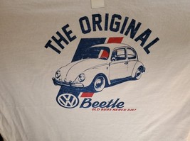 VW Beetle or bug on a cream colored large tee shirt - £15.73 GBP