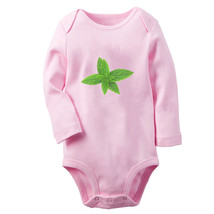 Babies Nature Pattern Peppermint Rompers Newborn Baby Bodysuits Infant Jumpsuits - £8.99 GBP