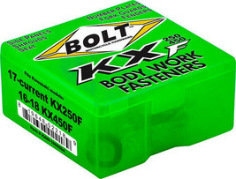 Bolt Full Body Plastic Fastener Replacement Kit 2017-2020 Kawasaki KX250... - £21.32 GBP