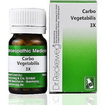 Dr. Reckeweg Carbo Vegetabilis 3X (20g) Homeopathy Remedy - £9.62 GBP