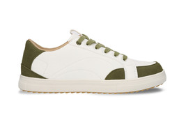 Sneakers basse unisex vegane bianche scarpe ginnastica microfibra PET ri... - £85.19 GBP