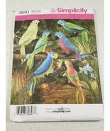 Simplicity Stuffed Parrots Pattern 3691 From 2007 NIP - $49.83 CAD