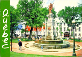 Postcard Canada City Sites Place d&#39; Ames&#39; Fountain Unposted  6 x 4 Ins. - £4.68 GBP