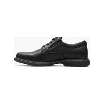 Nunn Bush Otto Plain Toe Oxford Shoes Comfort Leather Black Tumbled 84962-007 image 4
