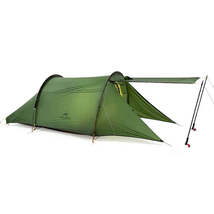 2-Person 20D Silnylon Camping Tunnel Tent with Large Interior Space and ... - £210.67 GBP