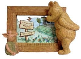 Vintage Charpente Disney Winnie The Pooh &amp; Piglet Picture Photo 4” X 6” ... - £18.74 GBP