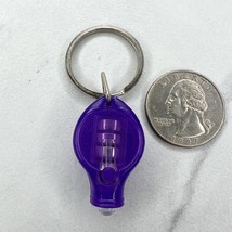 Purple Small Black UV Light Keychain Keyring - £5.44 GBP