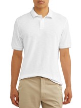 George Men&#39;s Short Sleeve Pique Stretch Polo XLT 46-48 Arctic White NEW - $13.35