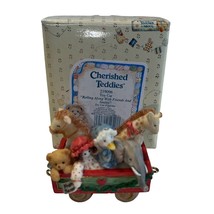 Enesco Cherished Teddies Toy Car Rolling Along with Friends and Smiles #219096 - £11.93 GBP