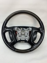 07 - 12 GMC Acadia Denali Leather &amp; Wood Steering Wheel w/Cruise Control OEM - £43.39 GBP