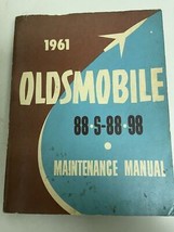 1961 Oldsmobile 88 S-88 S88 98 Servizio Riparazione Cura Negozio Manuale OEM Cdn - £55.01 GBP