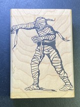 AIP V.i.p. Large Mummy Monster Rubber Stamp Wood Vintage 1996 M-7635 - £8.12 GBP