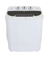 Portable Compact Twin Tub Wash Machine Washing&amp;Spin Cycle 13Lbs Top Load... - £128.99 GBP