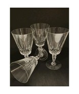 Val Saint Lambert Crystal Belgium BALMORAL Water Goblets 6 3/4&quot; Four-Pie... - $79.95