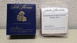 Vintage Seth Thomas 40 Hour Travel Alarm Clock White Dial Luminous - NOS... - $44.89