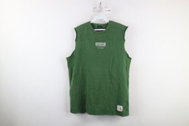 Vtg Abercrombie &amp; Fitch Men XL Faded Box Logo Sleeveless Muscle T-Shirt Green - £31.27 GBP