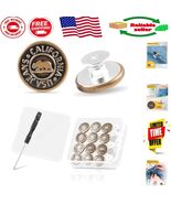Versatile 5/8 inch Copper Jeans Buttons - 12 Heavy-Duty Replacement Fast... - $23.90 CAD