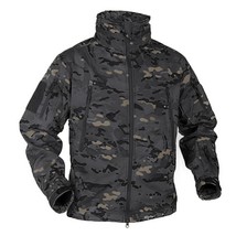 Winter  Fleece Jacket Men Soft   Waterproof Army Coat t Clothing Multicam Windbr - £155.50 GBP