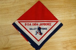 Vintage BSA Boy Scout Uniform Scarf 1964 National Jamboree Valley Forge PA - $12.86